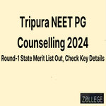Tripura NEET PG Counselling 2024 Released Round 1 State Merit List